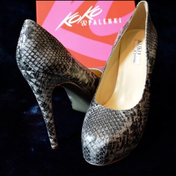 Snake Skin Heels - Picture 1 of 4